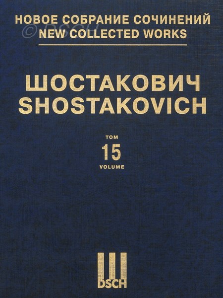 Symphony No 15. Op. 141. Score.