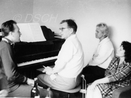 <p>Родион Щедрин, Дмитрий Шостакович, Александра Пахм…</p>