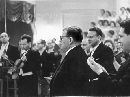 <p>Дмитрий Шостакович, Кирилл Кондрашин и Александр Ю…</p>