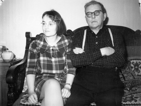 <p>At home on Nezhdanova Street with Galina, Irina An…</p>
