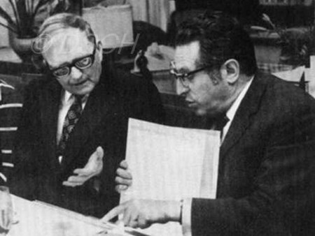 <p>Дмитрий Шостакович и Курт Зандерлинг.</p>