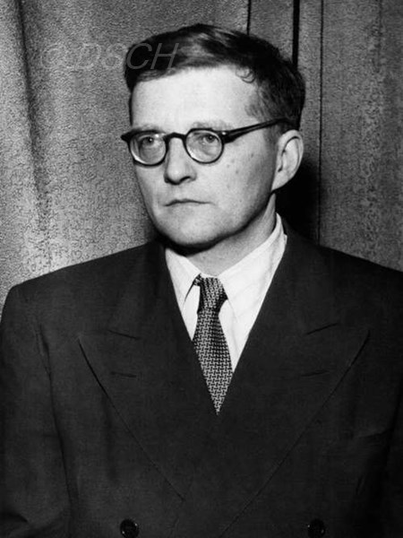 <p>Dmitri Shostakovich. 1950.<br />Photo by D.Sholomovich</p>